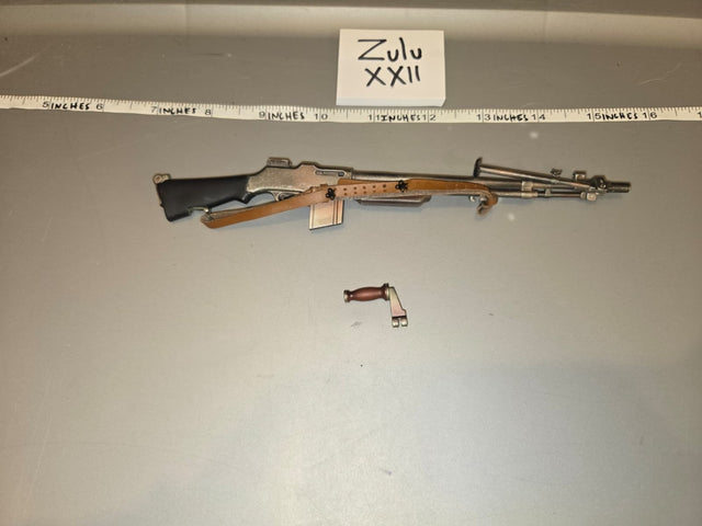 1/6 Scale WWII US Browning Automatic Rifle BAR with Bipod and Sling
