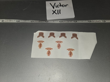 1/6 Scale Vietnam Era US Army Ranger Special Forces Airborne Patch Insignia Set - Victor XII