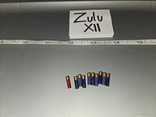 1/6 Scale Modern Era Shotgun Shell Lot - Zulu XII