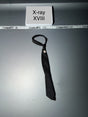 1/6 Scale WWII German Black Neck Tie with Swastika Pin - X-ray XVIII