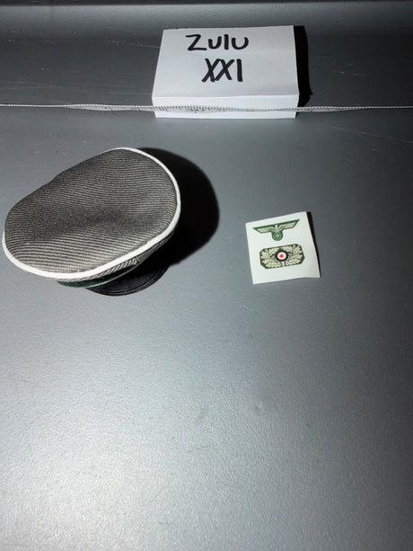 1/6 Scale WWII German Wehrmacht Officer Crusher Cap - Zulu XXI