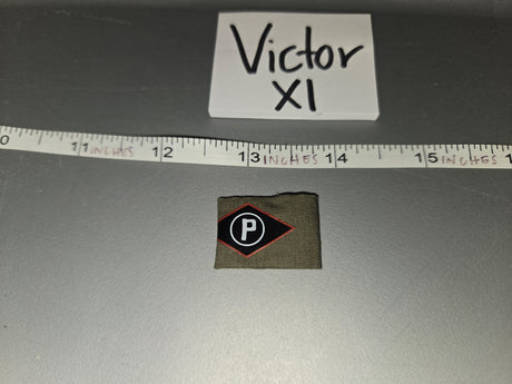 1/6 Scale WWII US Army Arm Band Patch - Victor XI