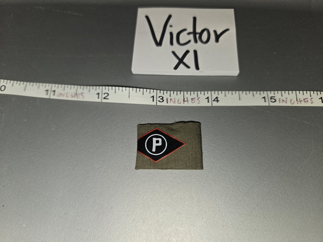 1/6 Scale WWII US Army Arm Band Patch - Victor XI
