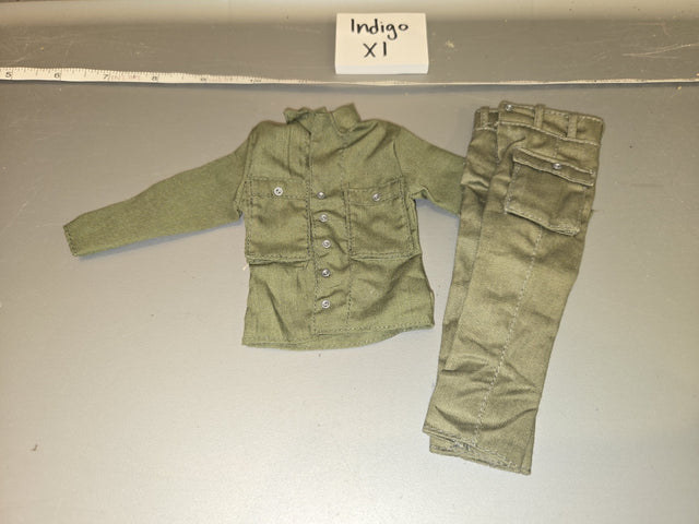 1/6 Scale Vietnam Era US OD Green Uniform - Indigo XI