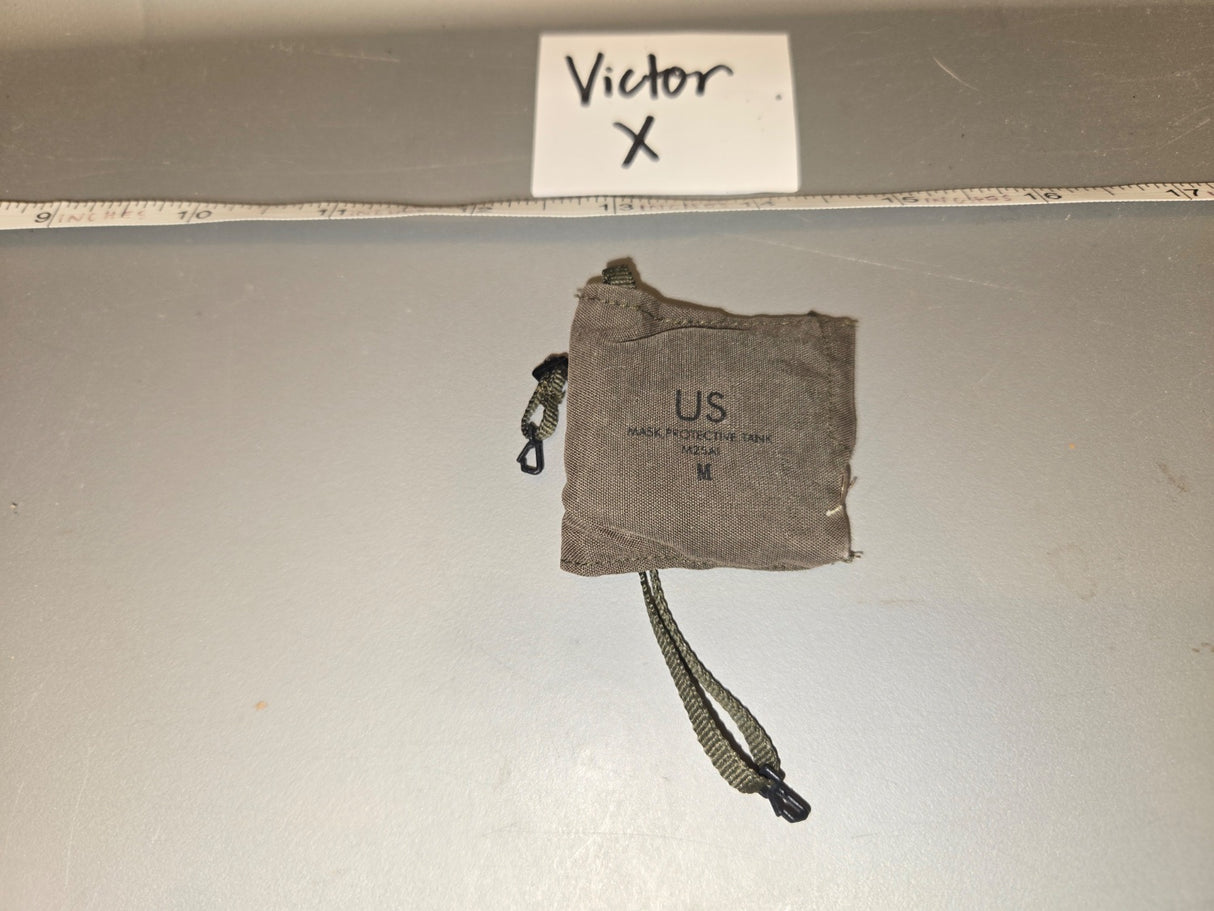 1/6 Scale US M25A1 Tank Crew Protective Mask Pouch - Victor X