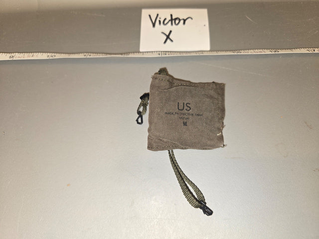 1/6 Scale US M25A1 Tank Crew Protective Mask Pouch - Victor X