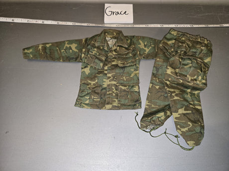 1/6 Scale Modern Era US Woodland Camouflage BDU Uniform Set - Grace