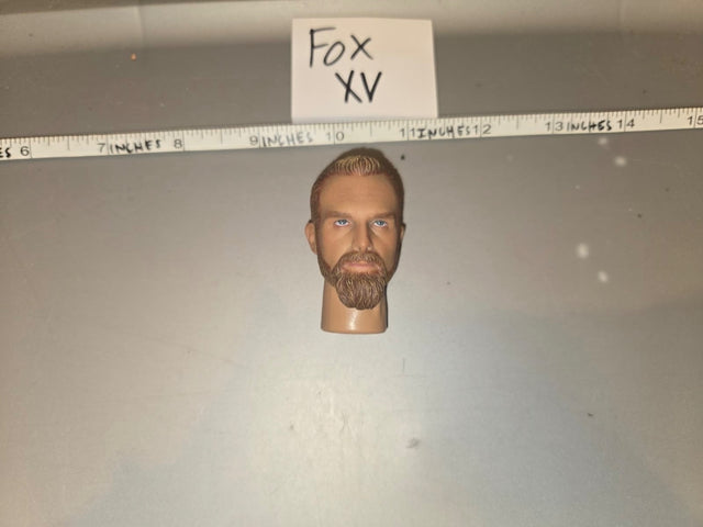 1/6 Scale Head Sculpt Bearded Male - Fox XV