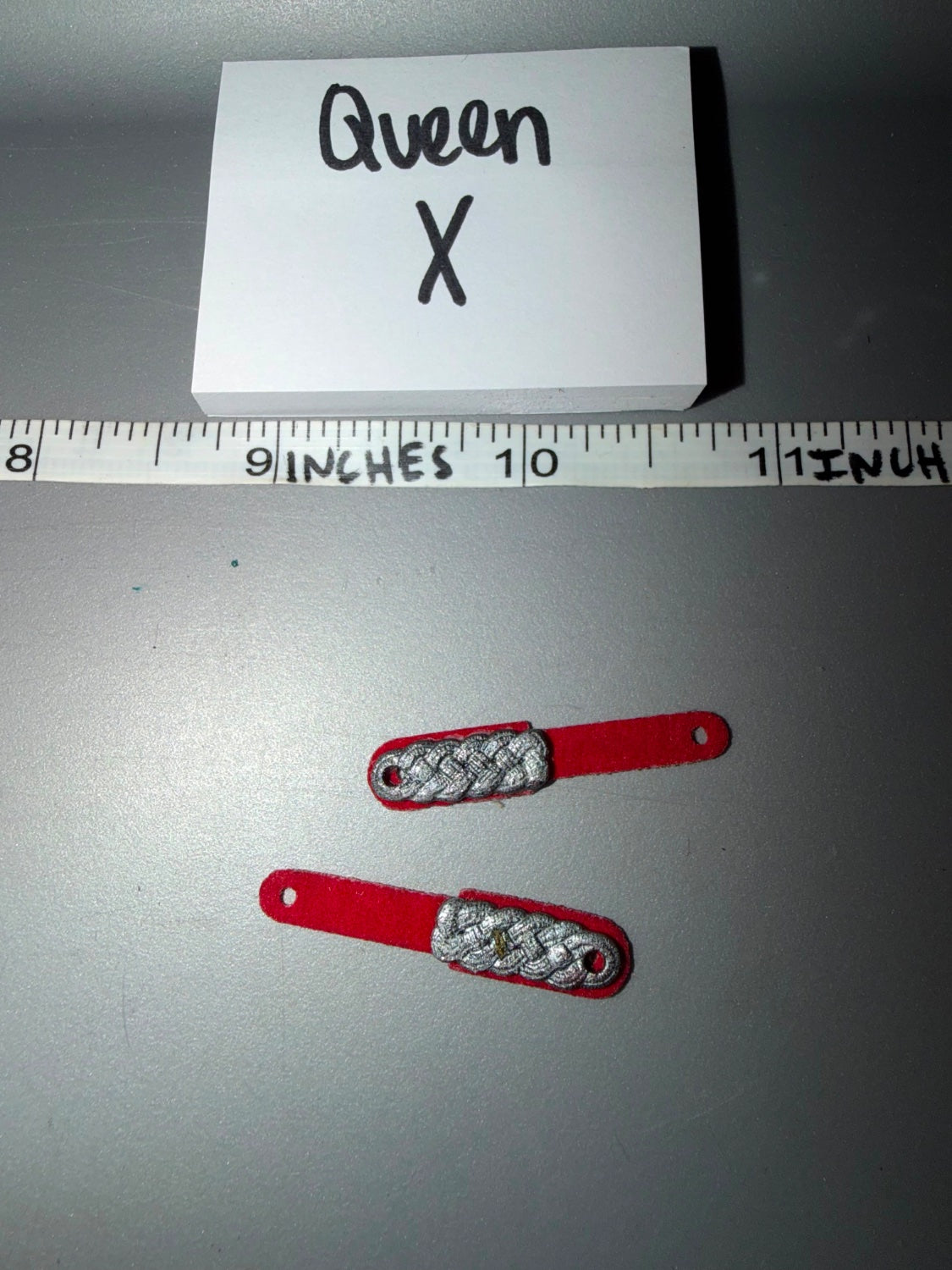 1/6 Scale WWII German Officer Shoulder Boards - Queen X