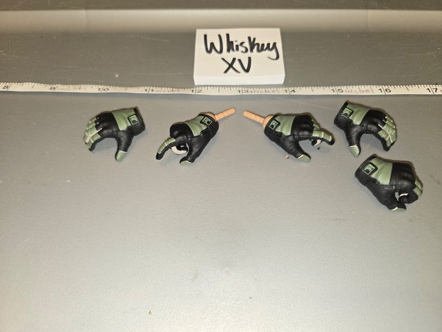 1/6 Scale Modern Era Tactical Gloved Hands - Whiskey XV