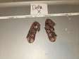 1/6 Scale Ancient Roman Gladiator Sandals - Delta X