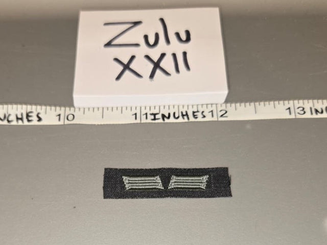 1/6 Scale WWII US Army First Lieutenant Rank Insignia Bar Set