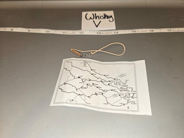 1/6 Scale WWII German Situation Map with Lanyard - Whisky V