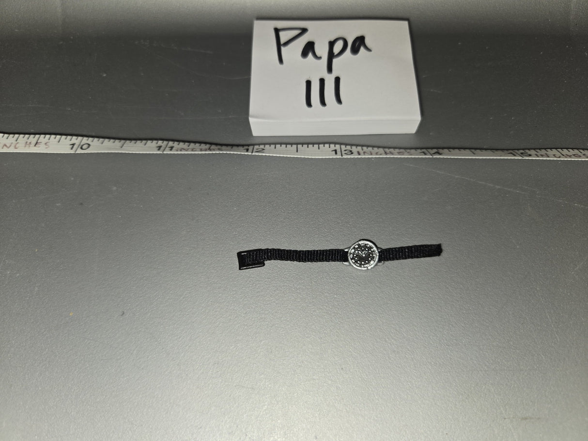 1/6 Scale Modern Era Black Wristwatch - Papa III