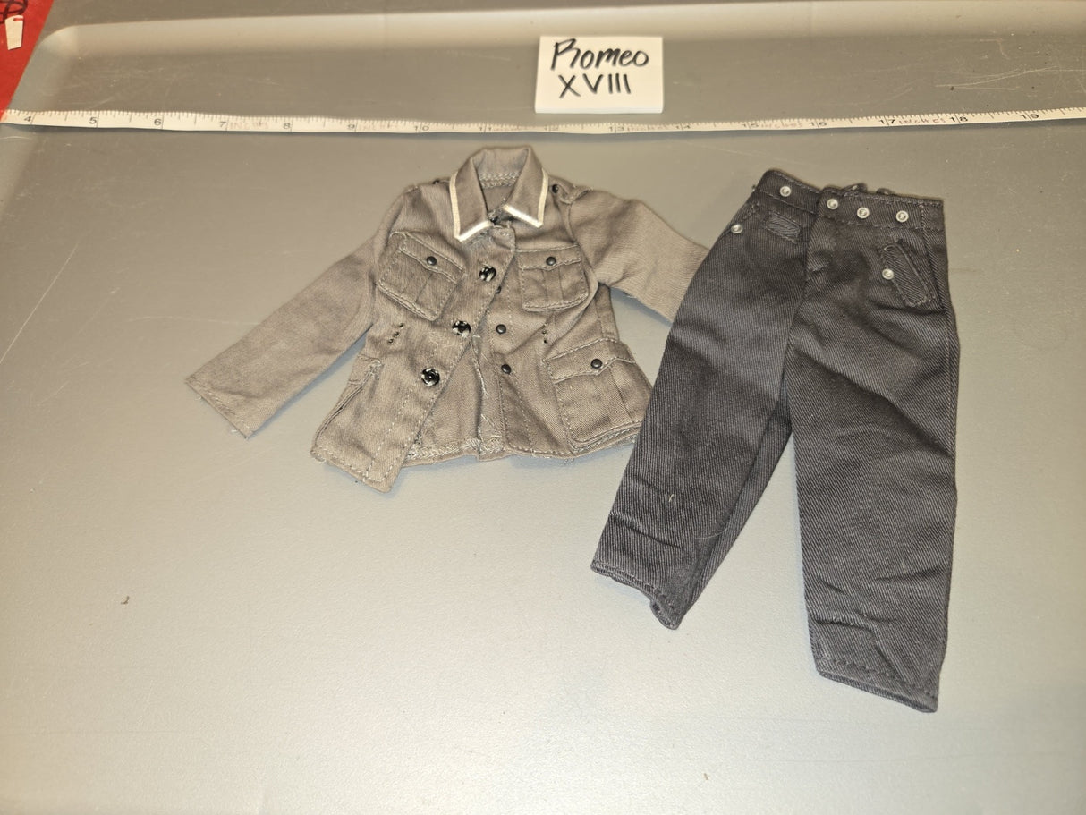 1/6 Scale WWII German Field Gray Uniform Set - Promeo XVIII