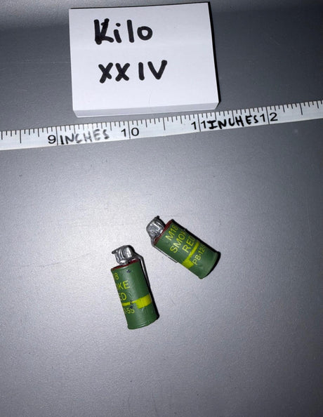 1/6 Scale Vietnam Era US M18 Smoke Grenade Lot