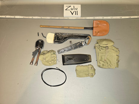 1/6 Scale WWII German Field Gear Lot - Zulu VII