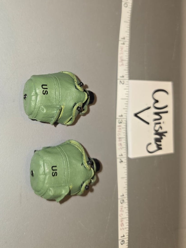1/6 Scale WWII US M-26 Fragmentation Grenade Pouches Lot - Whiskey V