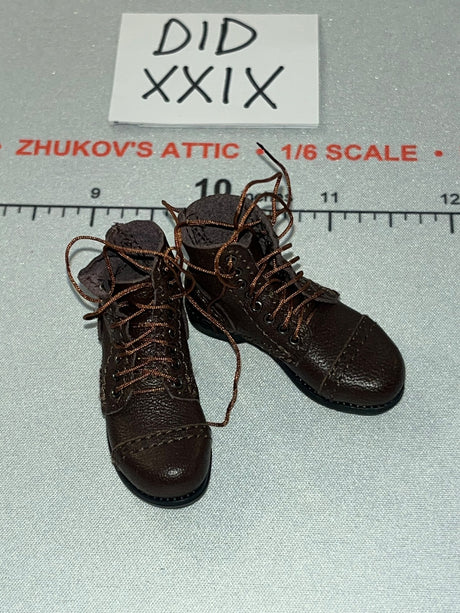 1/6 Scale WWII US Boondocker Boots 2nd Ranger Battalion Medic Wade DID A80189