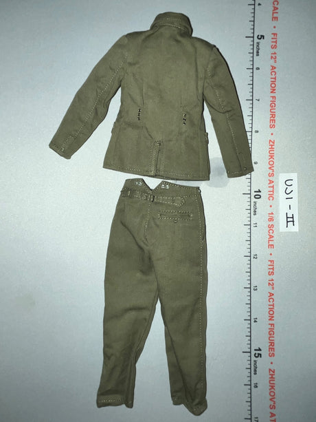 1/6 Scale WWII German Uniform Set - Infantry in Wachmantel Leningrad 1943 - UD9062 UJINDOU