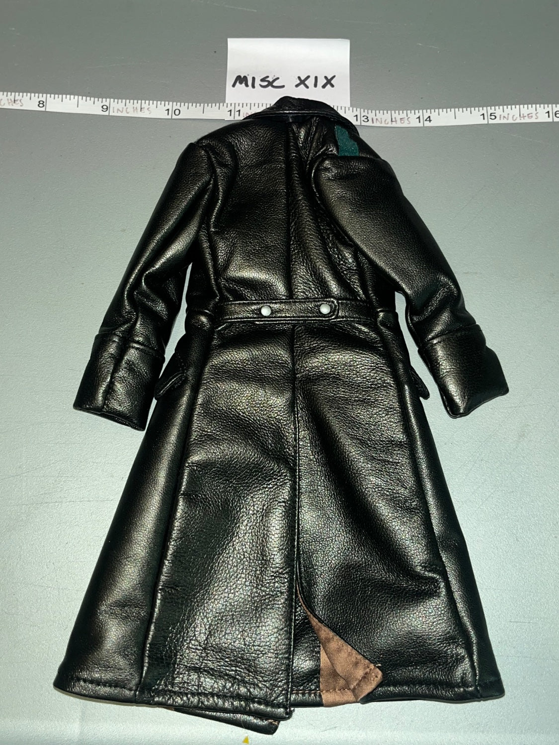 1/6 Scale WWII German Long Leather Trench Coat - Inglourious
