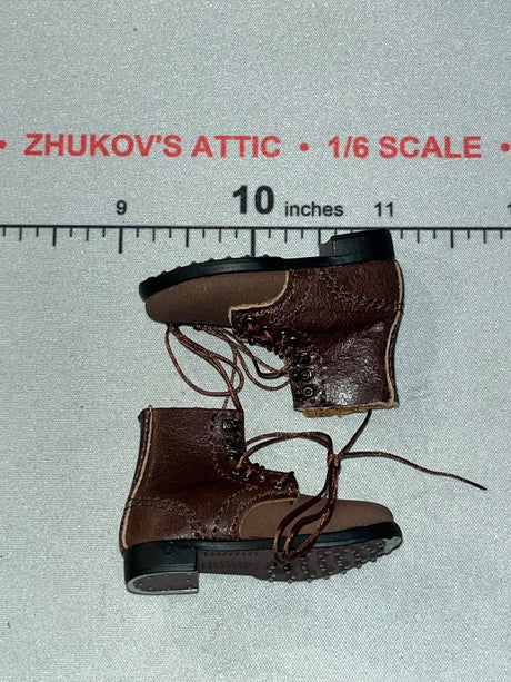 1/6 Scale WWII German Combat Boots Pair - GD Infantry Mortarman – Bruno DID D80195