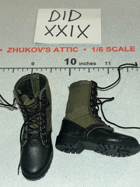 1/6 Scale Vietnam US Combat Boots Pair - V80184 Vietnam War U.S. Army – Colonel James DID