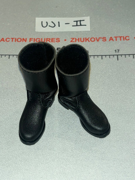 1/6 Scale WWII German Marching Jack Boots - Infantry in Wachmantel Leningrad 1943 - UD9062 UJINDOU