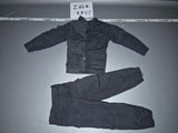 1/6 Scale Modern Era Black BDU Uniform Set - Zulu XVII