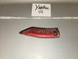 1/6 Scale Western Era Tooled Leather Knife Sheath - Yankee III