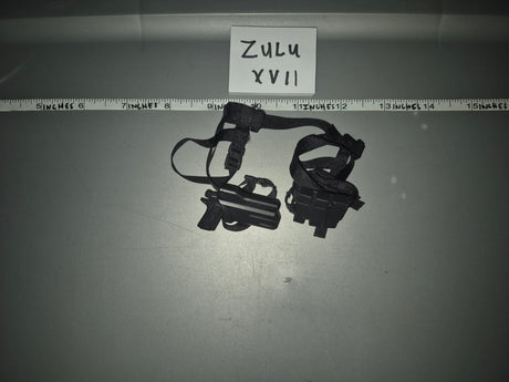1/6 Scale Modern Era Drop Leg Holster and Pouch Set - Zulu XVII