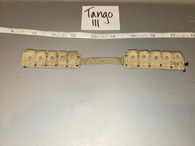 1/6 Scale WWII US M1923 Cartridge Belt - Tango III