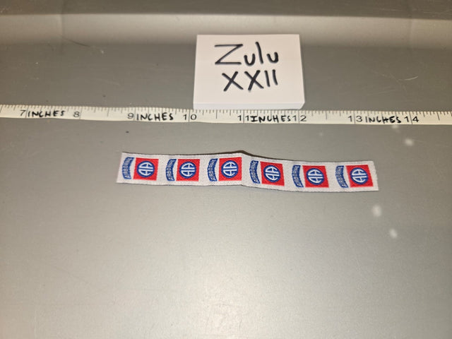 1/6 Scale WWII US 82nd Airborne Division Shoulder Patch Strip