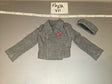 1/6 Scale WWII German Luftwaffe Blouse Tunic with Overseas Cap - Papa VII