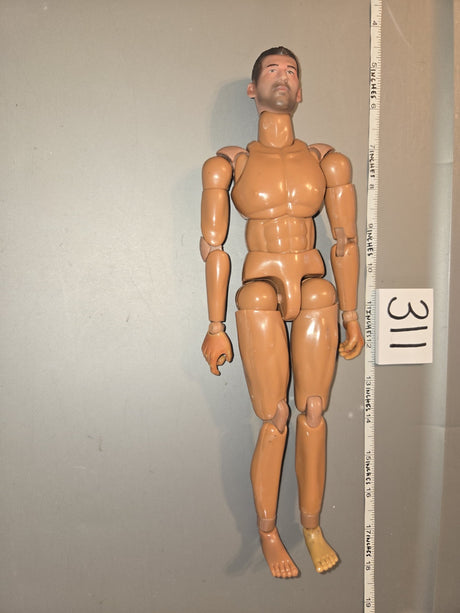 1/6 Scale Soldier Story Nude Male Figure Body with Head Sculpt - 311