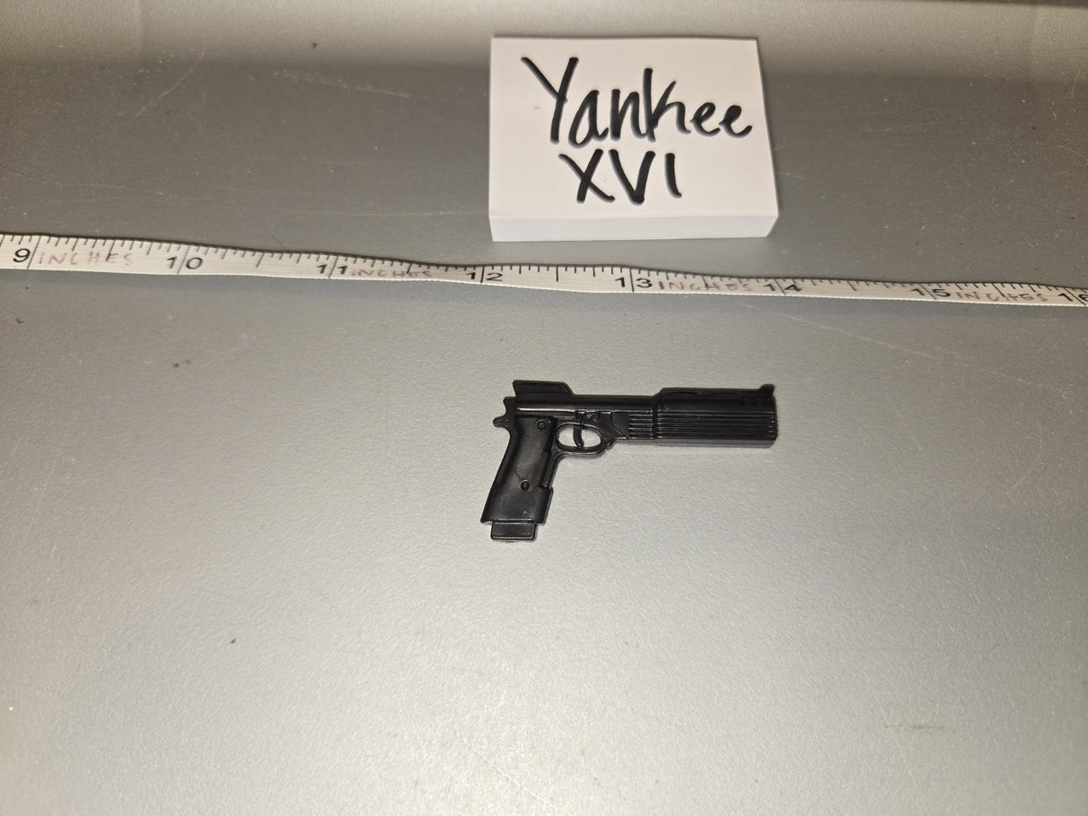 1/6 Scale Modern M1911 Pistol with Suppressor - Yankee XVI