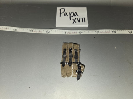 1/6 Scale WWII German MP40 Triple Magazine Pouch - Papa XVII