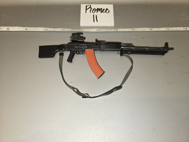 1/6 Scale Modern Era Russian AK-74M Rifle with Red Dot Sight and Sling - Promeo 11