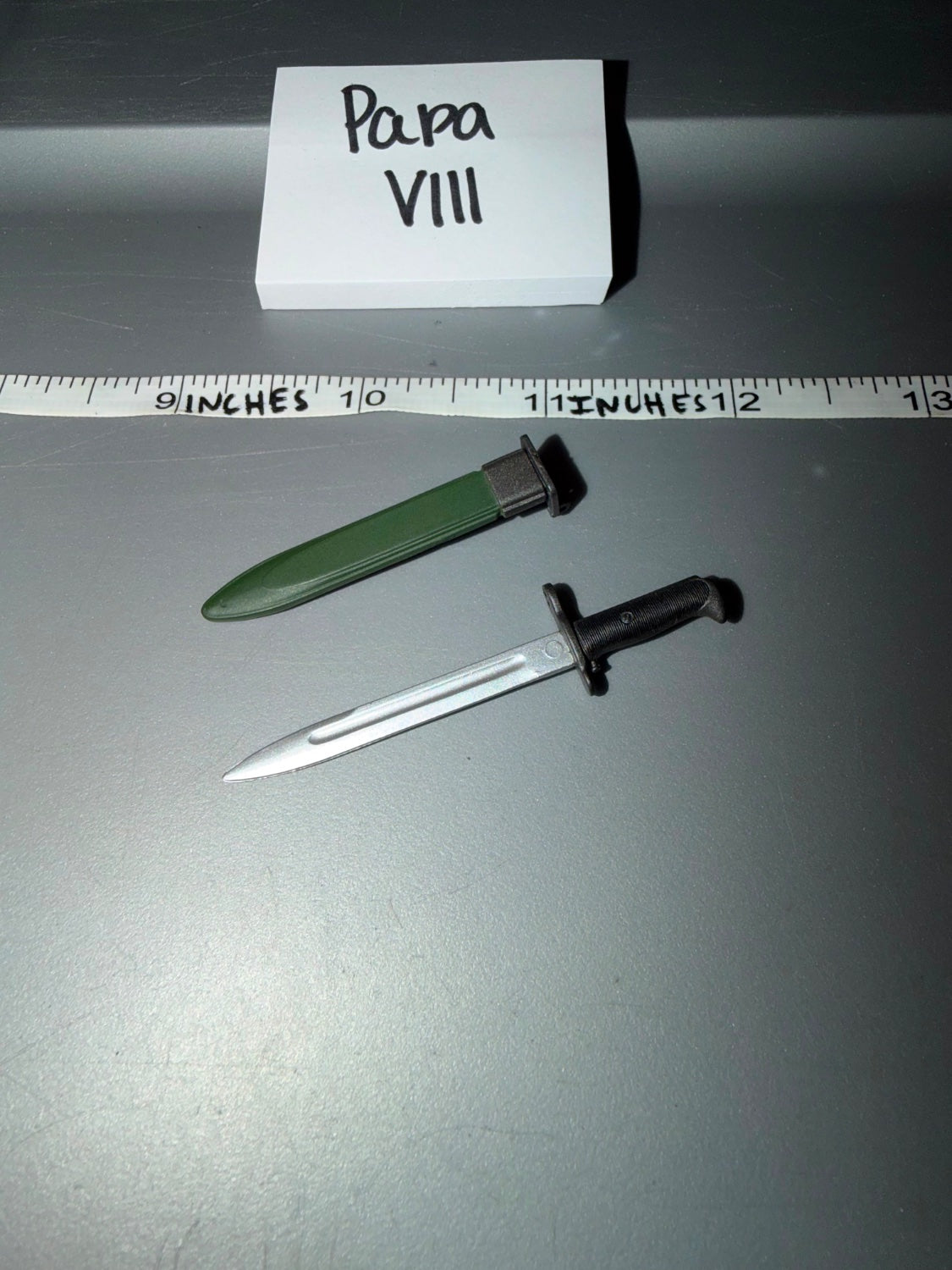 1/6 Scale WWII US M7 Bayonet and Scabbard - Papa VIII