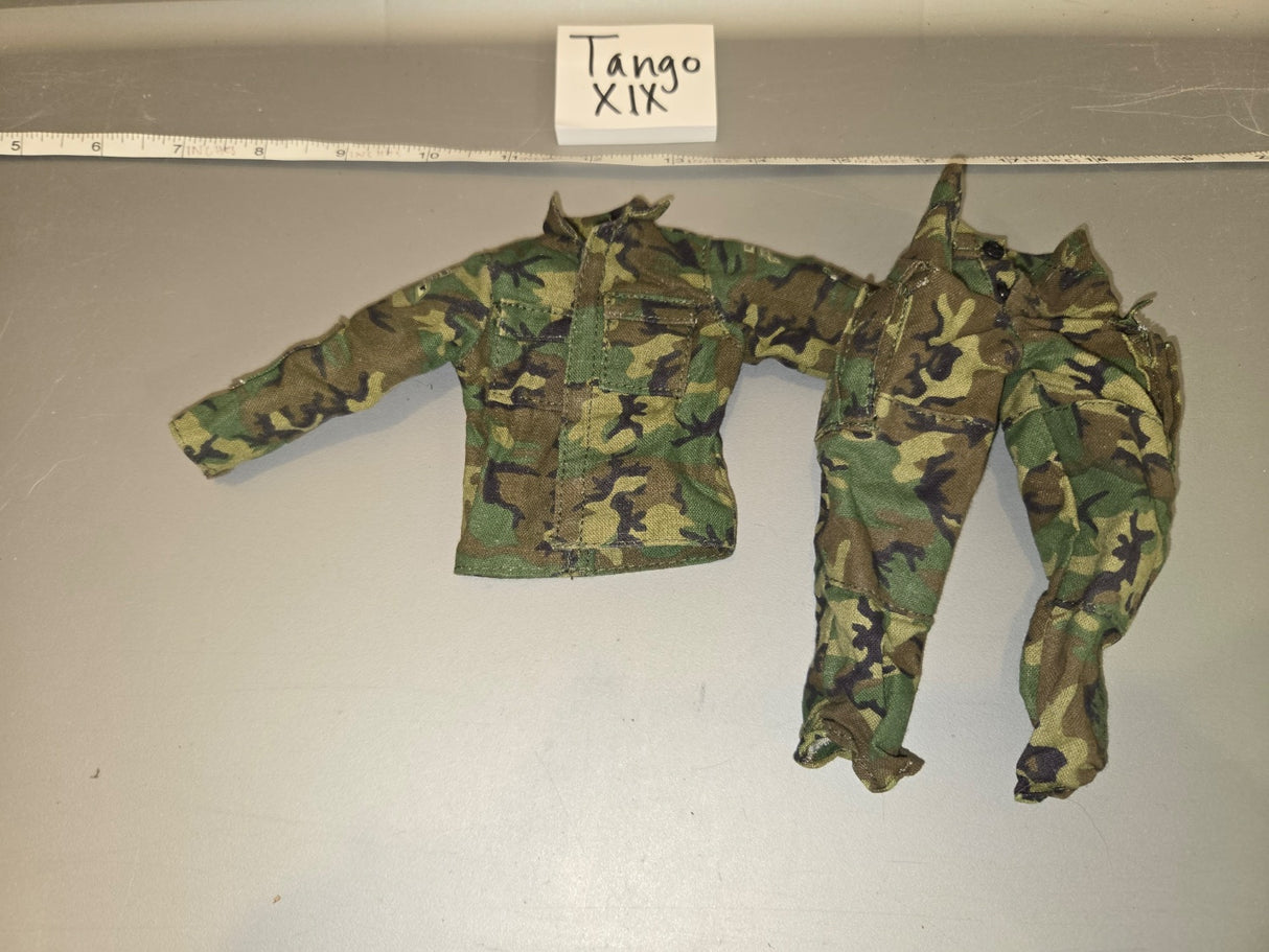 1/6 Scale Modern Era US Woodland BDU Uniform Set - Tango XIX