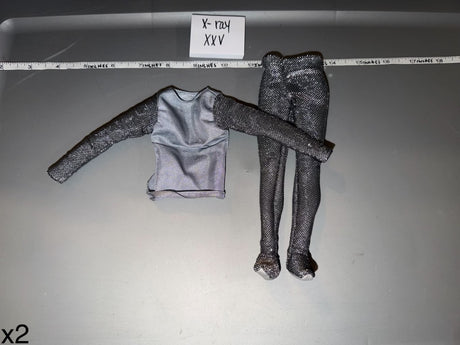 1/6 Scale Modern Female Metallic Outfit - X-ray XXV
