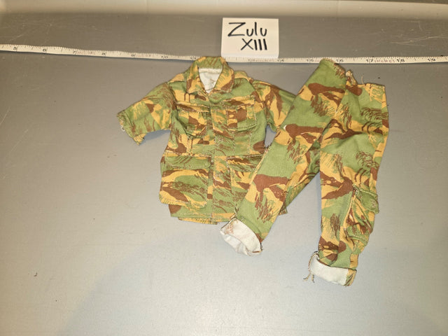 1/6 Scale Vietnam Era French Lizard Camouflage Uniform - Zulu XIII