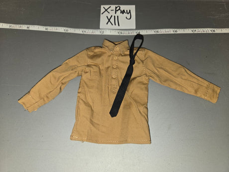 1/6 Scale WWII German Tropical Shirt with Black Tie - X-Ray XII