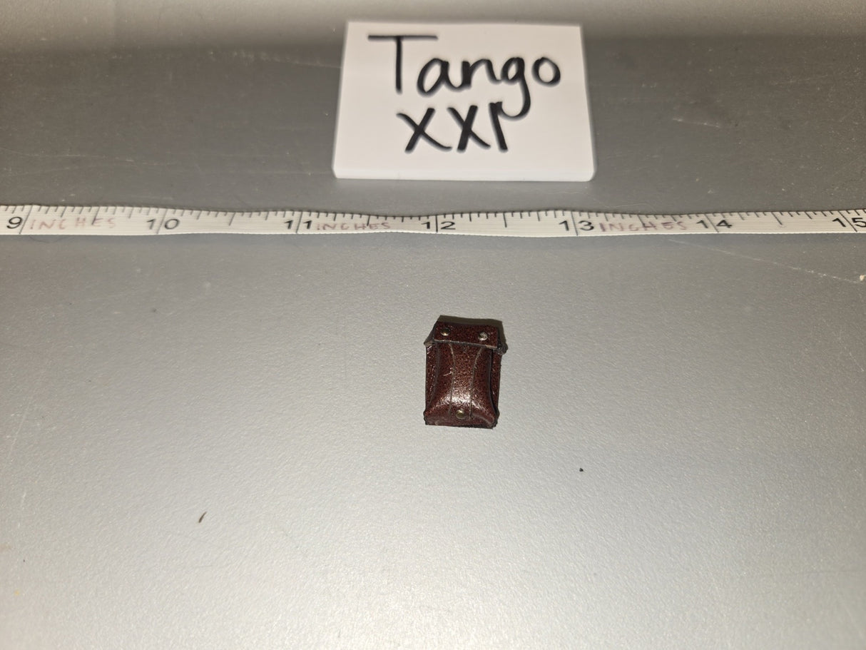 1/6 Scale WWI German Leather Ammunition Pouch - Tango XXN
