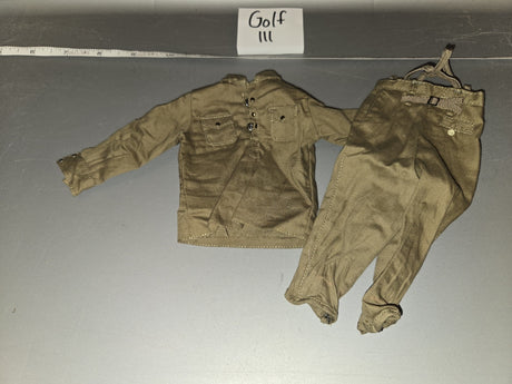 1/6 Scale WWII US Army Khaki Uniform Set - Golf III