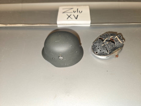1/6 Scale WWII German Metal M35 Helmet with liner