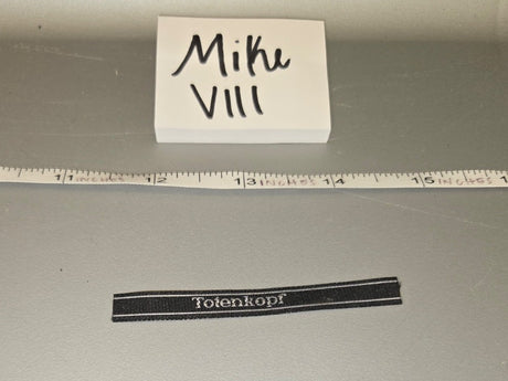 1/6 Scale WWII German Waffen Totenkopf Cuff Title - Mike VIII