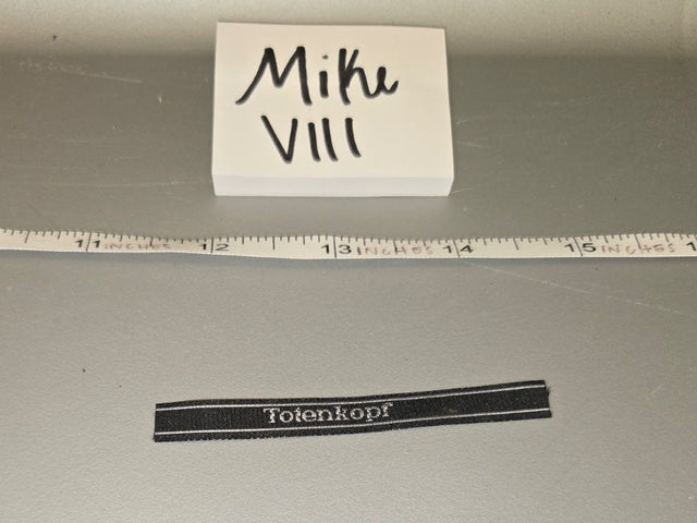 1/6 Scale WWII German Waffen Totenkopf Cuff Title - Mike VIII