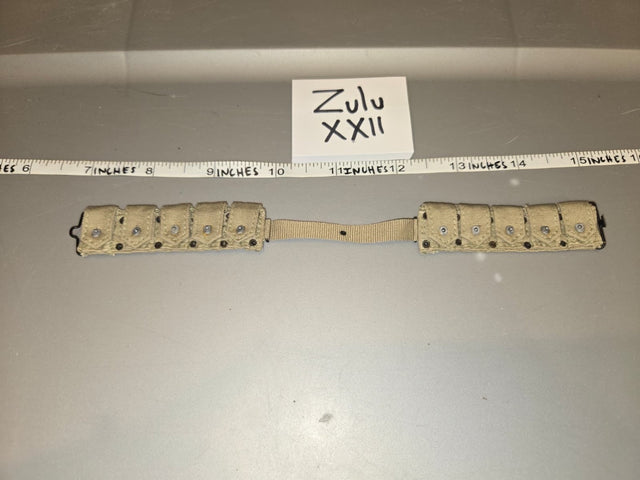 1/6 Scale WWII US M1923 Cartridge Belt