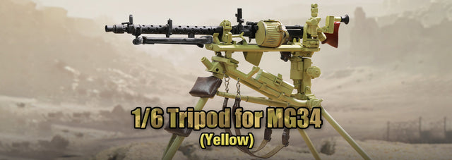 1/6 Scale Tripod for MG34 Yellow - NIB weapons Set DID E60069Y